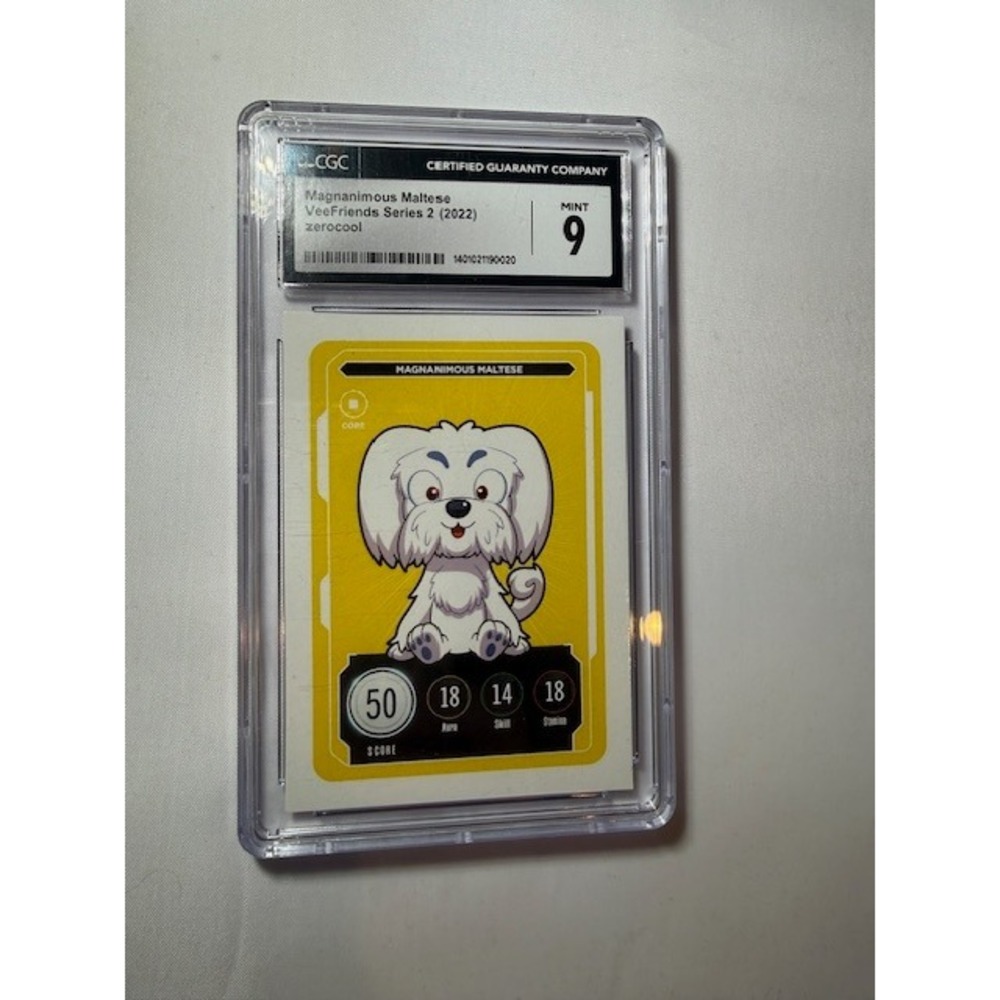 VeeFriends Series 2 Magnanimous Maltese 2022 zerocool CGC 9 Mint Trading Card